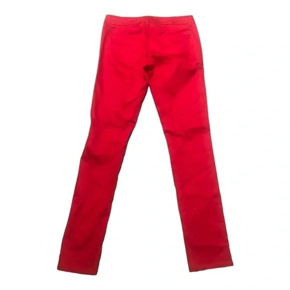 Women’s Red HM Pants Size 8 inseam 32 inches waist 15,5 inches Slim Leg - Picture 7 of 8